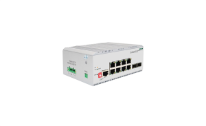 Коммутатор ORIGO Промышленный неуправляемый PoE-коммутатор, 8x1000Base-T PoE, 2x1000Base-X SFP, PoE-бюджет 185 Вт, защита от статического электричеств