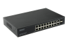 Коммутатор Gigabit Ethernet OSNOVO SW-71802/L Коммутатор Gigabit Ethernet управляемый на 18 RJ45 + 2 GE SFP порта. Порты: 18 x GE (10/100/1000 Base-T)