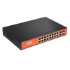 WI-PMS320GF, Коммутатор управляемый L2 PoE 350Вт, порты 16 PoE GE + 2 Combo GE/SFP