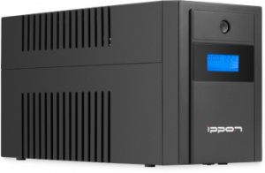 Источник бесперебойного питания Ippon Back Basic 1200 LCD Euro 600Вт 1200ВА черный