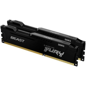 Kingston DRAM 8GB 1866MHz DDR3 CL10 DIMM (Kit of 2) FURY Beast Black KF318C10BBK2/8