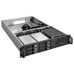 Серверный корпус ExeGate Pro 2U660-HS06 <RM 19", высота 2U, глубина 660, БП 700ADS, 6xHotSwap, USB>