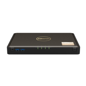 Сетевое хранилище без дисков/ SMB QNAP TBS-464-8G NAS 4-bay M.2 NVMe, Intel Celeron N5105 4-core/4-thread 2.0-2.9 GHz, 8 GB DDR4, 2 x 2.5 GbE, 2xUSB