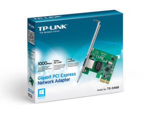 Сетевая карта/ 32-bit Gigabit PCIe Network Adapter, Realtek RTL8168B, 10/100/1000Mbps Auto MDI/MDIX