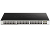 Коммутатор D-Link Управляемый L2 коммутатор, 48x1000Base-T, 4x1000Base-X SFP, защита от статического электричества до 6 кВ, CLI, консольный порт RJ-45
