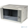 Шкаф настенный LANMASTER серии Pro, 6U 600x600, стеклянная дверь (TWT-CBWPG-6U-6x6-GY)