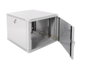 Шкаф ЦМО Шкаф телекоммуникационный настенный разборный ЭКОНОМ 9U (600х650) дверь стекло