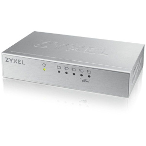 Коммутатор ZYXEL ES-105AV3-EU0101F ES-105A v3, 5 портов 100 Мбит/с, настольный, металлический корпус