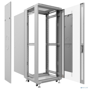 Cabeus SH-05C-12U60/60 Шкаф монтажный телекоммуникационный 19" напольный для распределительного и серверного оборудования 12U 600x600x730mm (ШхГхВ) пе