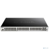 D-Link DGS-1510-52XMP/A1A PROJ Управляемый L2+ стекируемый коммутатор с 48 портами 10/100/1000Base-T и 4 портами 10GBase-X SFP+ (48 портов PoE 802.3af