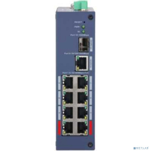 DAHUA DH-CHS4110-8ET-110 8-портовый PoE коммутатор управляемый 2 RJ45 10/100Мбит/с (PoE/PoE+/Hi-PoE; IEEE 802.3bt), 6 RJ45 10/100Мбит/с (PoE/PoE+), 1