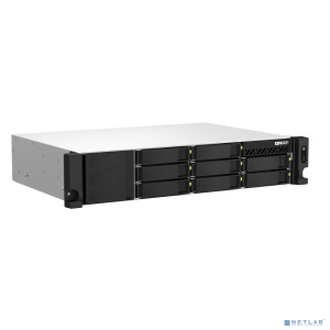 Сетевое хранилище без дисков/ SMB QNAP TS-864eU-RP-8G NAS, 8-tray 3,5"/2,5" w/o HDD, 4-core Intel Celeron N5095 2.0-2.9 GHz, 8GB DDR4 max, 2x2.5GbE LA