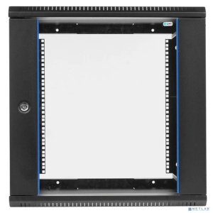 ЦМО Шкаф телекоммуникационный настенный разборный 12U (600х650) дверь стекло,цвет черный (ШРН-Э-12.650-9005) (1коробка)