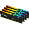 Память оперативная/ Kingston 64GB 5200MT/s DDR5 CL40 DIMM (Kit of 4) FURY Beast RGB XMP