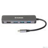 D-Link DUB-2333/A1A Док-станция с разъемом USB Type-C, 3 портами USB 3.0, 1 портом USB Type-C/PD 3.0 и 1 портом HDMI