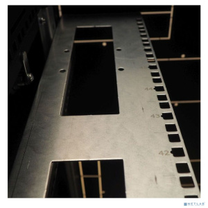 ЦМО Шкаф серверный напольный 48U (800 х 1000) двойные перфорированные двери 2 шт., цвет черный ШТК-М-48.8.10-88АА-9005