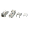 Аксессуары Hyperline Hyperline KJ9-8P8C-C5e-90-SH-F-WH Вставка Keystone Jack RJ-45 (8P8C), категория 5e, экранированная (RJ-45 (8P8C), категория 5e,