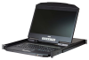 КВМ консоль ATEN 18.5" 16-Port PS/2-USB VGA Single Rail WideScreen LCD KVM Switch