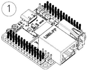 <B>NaPi C RK3308 (4 ядра,Cortex-A35,1.3ГГц), ОЗУ 512МБ, 4ГБ NAND, MicroSD(до 128Гб)</B><br />
Российский миниатюрный одноплатный промышленный компьют