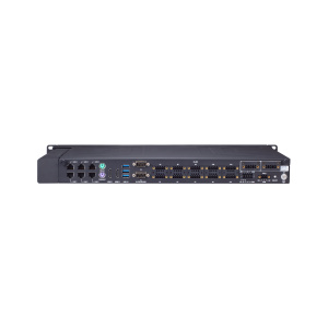 Стоечный компьютер с 6 Ethernet-портами, одним входом питания 100 ~ 240 В пост./перем., с диапазоном температур от -40 до 70°C (RAM, SSD, ОС не включе