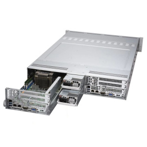 Платформа системного блока SuperMicro SYS-6029TR-DTR 2*node 2*LGA3647, C621, 8*DDR4(2933, 6*3.5" HS SATA3, 2*PCIE, 2*Glan, IPMI lan, 2*USB 3.0, VGA, C