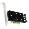 HBA-адаптер Broadcom 9400-16i SGL (03-50008-15012) PCIe 3.1 x8 LP, Tri-Mode SAS/SATA/NVMe 12G HBA, 16port(4*int SFF8643), 3416 IOC