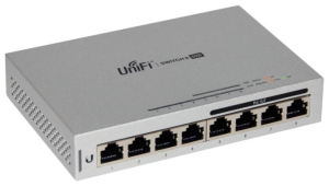 Коммутатор Ubiquiti UniFiSwitch,8-Port,60W,5-Pack,PowerSupplyIncluded