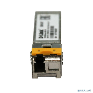 D-Link 330T/3KM/A1A WDM SFP-трансивер с 1 портом 1000Base-BX-D (Tx:1550 нм, Rx:1310 нм) для одномодового оптического кабеля (до 3 км, разъем Simplex S