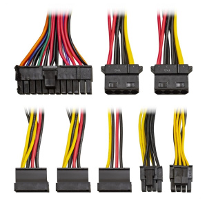Блок питания Exegate ES261570RUS Блок питания 600W ExeGate UNS600, ATX, 12cm fan, 24p+4p, 6/8p PCI-E, 3*SATA, 2*IDE, FDD