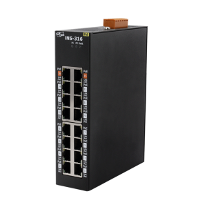 Коммутатор IoT 16 x 10/100 BaseTX PoE, питание 48 ~ 57 В пост., металлический корпус