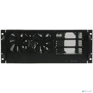 Procase PS443-14-0 Корпус 4U server case,3x5.25,черный,без блока питания,глубина 432мм, MB PICMG 1.3, PICMG 1.0