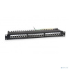 WRline Патч-панель 19"(1U), 24 порта RJ-45 полностью экранированная, категория 5e, Dual IDC, цвет черный [WR-PL-24-C5E-SH-D]