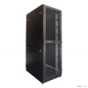 ЦМО Шкаф серверный напольный 42U (800 х 1000) дверь перфорированная, задние двойные перфорированные, цвет черный (ШТК-М-42.8.10-48АА-9005)
