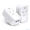 TP-Link TL-PA7027P KIT AV1000 Комплект гигабитных Powerline-адаптеров со встроенной розеткой