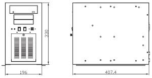 Корпус AX60810WM-RC-NP, ATX/ mirco-ATX, без PSU, 1 x 5.25” HDD, 2 x 3.5” HDD, 2 x USB, 0,+40°C