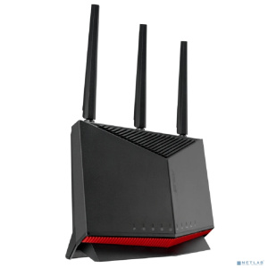 Роутер беспроводной Asus RT-BE86U BE6800 100/1000/2500/10000BASE-T черный
