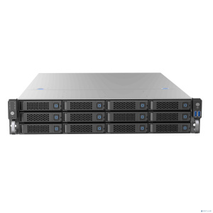 Procase BS212-SATA3-B-0 Корпус 2U Rack server case 12 SATA III / SAS 6Gbit hotswap HDD 3*MiniSAS(8087), черный, без блока питания, глубина 650мм, MB 1