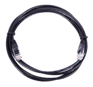Патч-корд Lanmaster TWT-45-45-0.5-BK UTP RJ-45 вил.-вилка RJ-45 кат.5E 0.5м черный ПВХ (уп.:1шт)