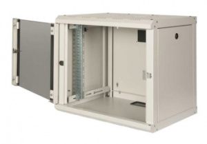 Шкаф коммутационный Lande Proline (LN-PR20U6060-LG-111) настенный 20U 600x600мм пер.дв.стекл задн.дв.стал.лист направл.под закл.гайки 100кг серый 495м