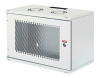 Шкаф коммутационный Lande NetBox Soho (LN-SH07U5430-LG-F0-3) настенный 7U 540x300мм пер.дв.перфор. задн.дв.стал.лист несъемн.бок.пан. направл.под закл