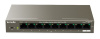 TENDA TEF1109P-8-63W Коммутатор настольный 9-Ports 10/100 Base-TX 8-Ports PoE(PoE бюджет 58W)