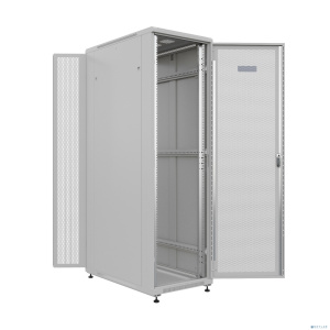 NTSS Шкаф напольный универсальный серверный NTSS R 42U 600х1000мм, 4 профиля 19, двери перфорированная и перфорированная двухстворчатая, боковые стенк