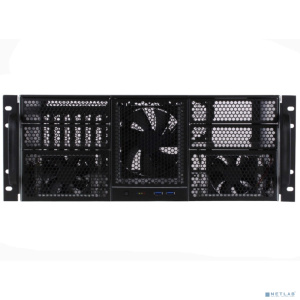 Procase Корпус 4U server case,4x5.25+11HDD,черный,без блока питания,глубина 550мм,MB CEB 12"x10,5", панель вентиляторов 3*120x25 PWM [RE411-D4H11-FC-5