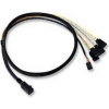 Кабель No Name ACD Cable ACD-SFF8643-SATASB-08M, INT SFF8643-to-4*SATA+SB (HDmSAS -to- 4*SATA+SideBand internal cable) 75cm аналог LS [6709080-75]