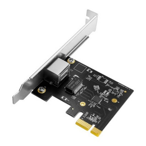 Адаптер беспроводной связи (Wi-Fi) CUDY 2 5G PCI Express Adapter 2.5Gbps PCI Express Adapter, Realtek Chipset, 2.5G/1000M/100M/10M Auto Adaptive, IEE