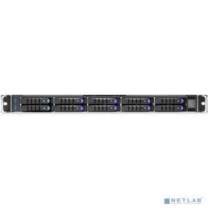 AIC XP1-S102TU03 SB102-TU, 1U 10-bay 2.5" hot-swap, 2x tri-mode 4-port backplane, 1x 2-port SATA backplane, 6x 4056 & 1x 4028 FAN, Acbel 750W redundan