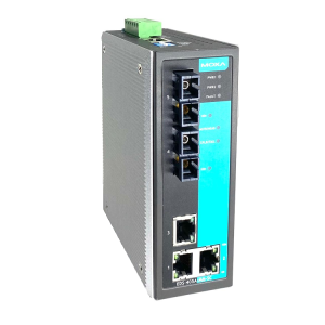 Коммутатор 3 x 10/100BaseTX, 2 x 100BaseFX (многомодовое оптоволокно) с базовыми функциями управления, с расширенным диапазоном температур<br><br><b>П