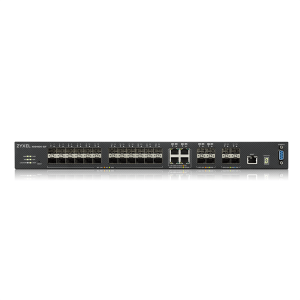 Коммутатор L3 Core коммутатор Zyxel XGS4600-32F, rack 19", 24xSFP, 4xCombo (SFP/RJ-45), 4xSFP+, стекируемый (до 4), 2 блока питания в комплекте