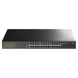 Коммутатор CUDY GS2024S2 24-Port Layer 2 Managed Gigabit Switch with 4 Gigabit SFP Slots 24-Port Layer 2 Managed 10/100/1000M Switch, 24 Gigabit Eth