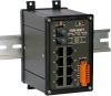 Коммутатор 8 x 10/100BaseTX, 1 x 10/100BaseFX, многомод, разъем ST, металлический корпус
